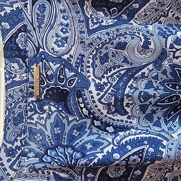 Michael Kors Blue Paisley summer dresss size small - Picture 4 of 4
